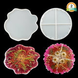 RESIN 2 Pcs Geode Agate Molds, Irregular Shaped Epoxy Resin Molds