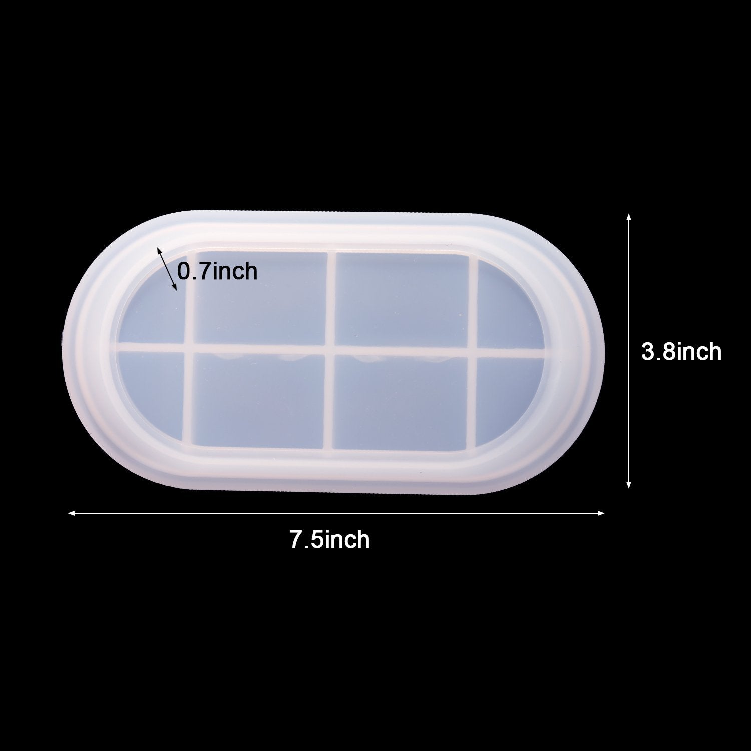 Oval Tray Silicone Resin Mold – IntoResin