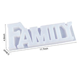 FAMILY Mold, Silicone Resin Molds, Good Gift Idea to Creating A Unique Resin Project