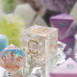 Epoxy Resin Dice Mold Set Number Letter Operation 19-count 0.7-1.6inch