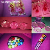 Silicone Jewelry Mold 13pcs UV resin molds including Pendant, Bracelet, Earring, Diamond Molds