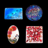 Resin Coaster Molds Including Round, Square, Rectangle, Ellipse, Heart Silicone Molds