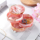 Rotating Resin Box Molds, Multi-Tiered Silicone Jewelry Box Molds Set