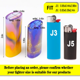 Lighter Case Resin Molds, Lighter Protective Cover Holder Silicone Mold for Epoxy, Resin Jewelry Casting Molds for J5/J3 Accessories, DIY Crafts Making