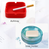 2 Pcs Ashtray Molds for Resin, Epoxy Resin Ashtray Molds for Resin Casting