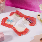 RESIN Puzzle Agate Coaster Resin Molds, Geode Agate Slice Molds Six Cut, Silicone Molds