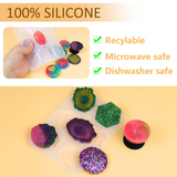 Phone Grip Mold Epoxy Resin On Top Kits, 15 Cavity Silicone Irregular Round Mount Holder Stand Molds with 10Pcs Phone Sockets for DIY Jewelry Making Supplies