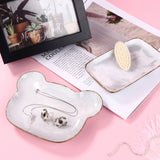 2Pcs Silicone Jewelry Dish Tray Molds Resin Trinket Tray Molds Trinket Dish Molds