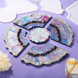 RESIN Agate Cut Geode Coasters Resin Molds, 5PCS Puzzle Geode Silicone Molds, Agate Coaster Epoxy Resin Molds