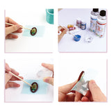 Resin Jewelry Making Kit with 12 PCS Wooden Frames Pendant 5 Styles Bezel Charms Pendants