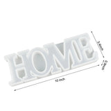 HOME Mold, Resin Letter Sign Molds, Resin Casting Molds with a Fairy Light