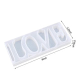 Love Sign Molds Resin Molds for DIY Table Decoration with Fairy String Light