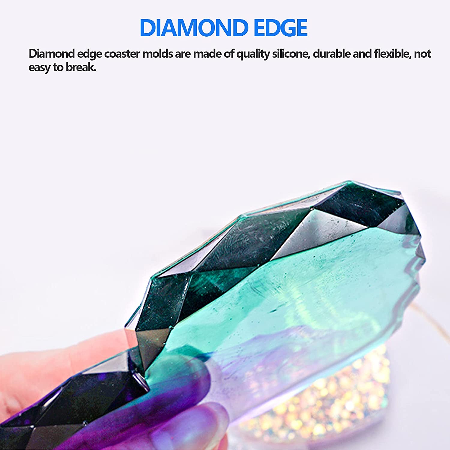 Diamond Edge Coaster Mold