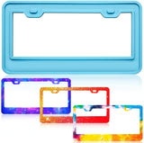 License Plate Frame Silicone Mold DIY License Plate Resin Mold Epoxy Frame Mold for DIY Handmade Crafts