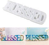 Word Sign Molds-Blessed Molds, Silicone Resin Molds, Epoxy Resin Molds