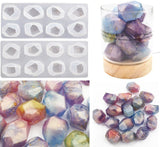 Gemstone Mold Faceted Gem Resin Mold Irregular Stone Silicone Mold DIY Resin