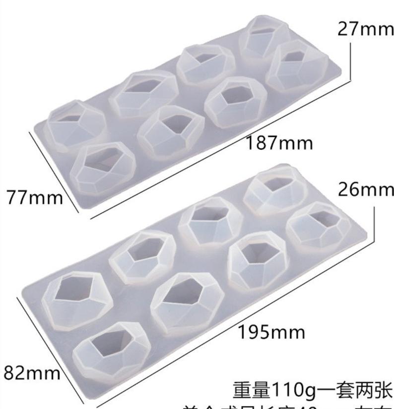  ONEBOM Silicone Tray Molds for Resin,Resin Casting