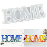 HOME Mold, Resin Letter Sign Molds, Resin Casting Molds with a Fairy Light