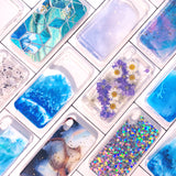 1 pcs epoxy Resin Personlized Mobile Phone case DIY Silicone Molds for iPhone case, epoxy Resin molds Silicone